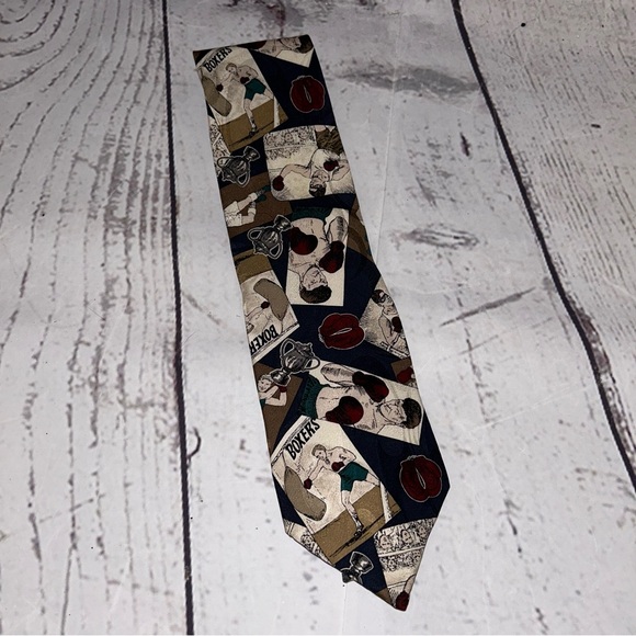 💙Boxing Tie - Picture 1 of 2